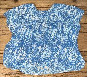 Blueginger Womens O/S Floral Print Coverup EUC